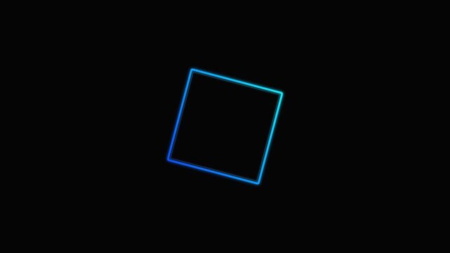 minimalist 4k diamond rotation loop animation