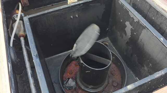 Ships Emergency Diesel Generator exhaust weather flap check valve. 