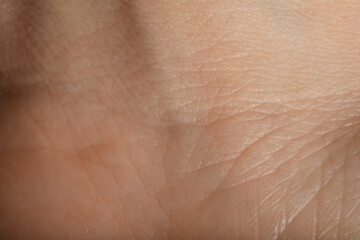 Naklejka premium Texture of normal skin as background, closeup