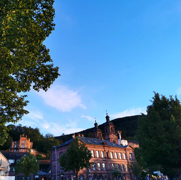 Teilansicht der Stadt Miltenberg am Main im bayerischen Unterfranken