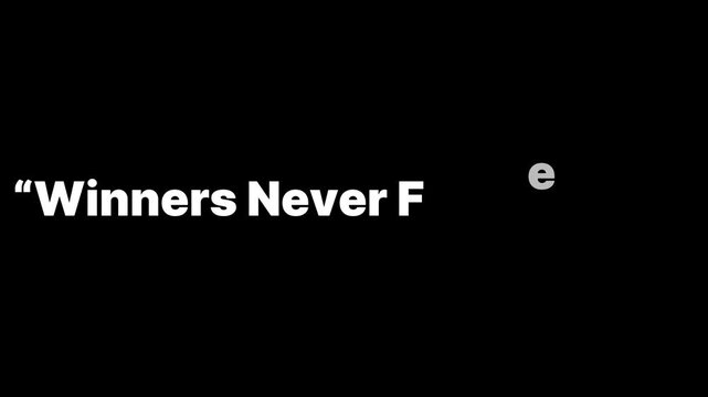 Winners never fail to seize the best opportunities when they appear during their daily professional life.
