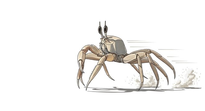 Detailed tarantula spider isolated on transparent background in high resolution