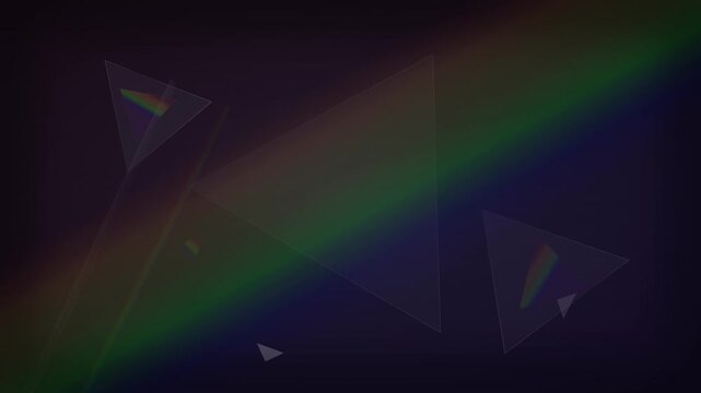 Dynamic Prism Glass Refraction Modern Background Loop