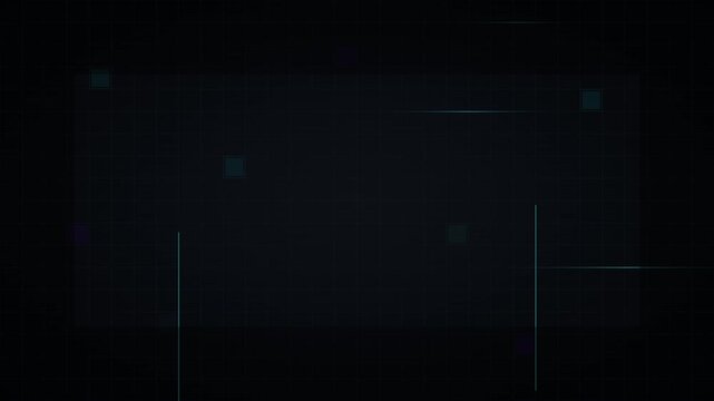 Digital Information Grid Modern AI Background Design