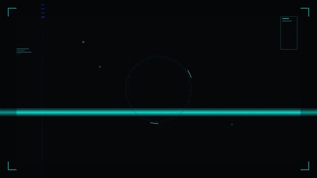 Cybernetic System Interface Background Modern AI Design