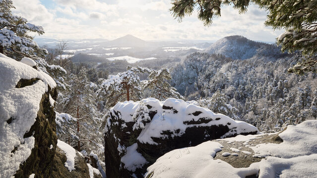 Winter View from Rudolfuv kamen