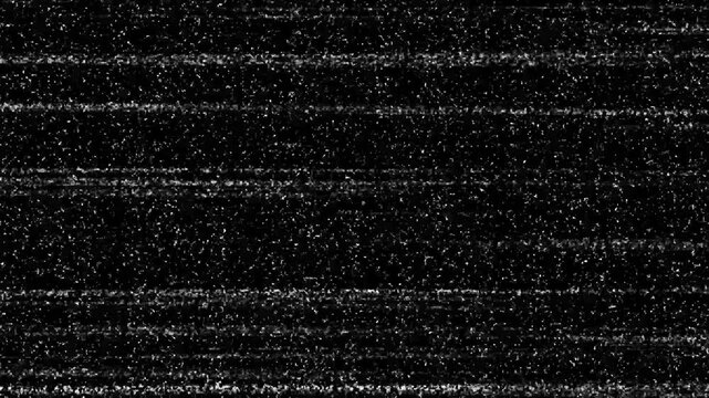 Analog tv static noise overlay, retro glitch screen effect, distorted black and white television signal background
