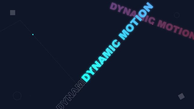 zigzag path moving text animation for dynamic layouts