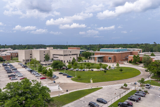 Southeastern Louisiana University Hammond &mdash; Campus Athletic and Academic Buildings Aerial Tangipahoa Parish Louisiana