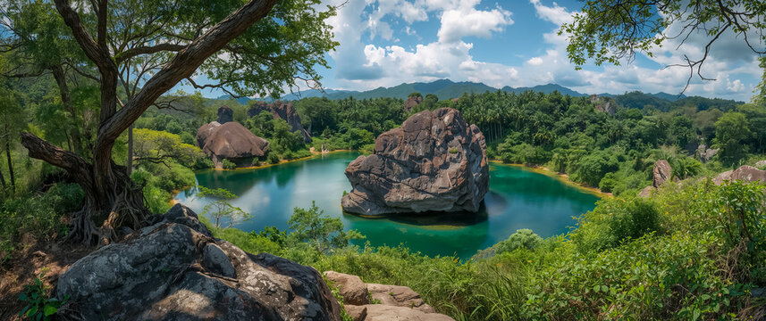 picturesque Bako National Park Malaysia