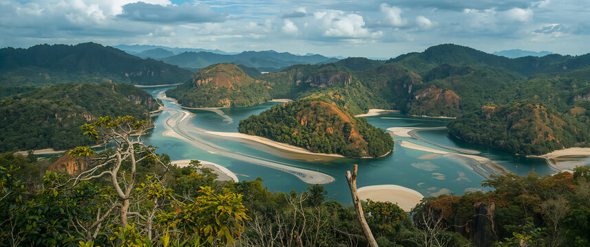 picturesque Bako National Park Malaysia