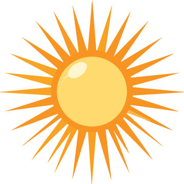 Soft Minimalist Circular Sun Halo Vector Icon Representing Atmospheric Optical Phenomenon Natural Light Glow