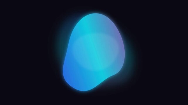 Vibrant Liquid Blob Morphing Abstract Modern Background