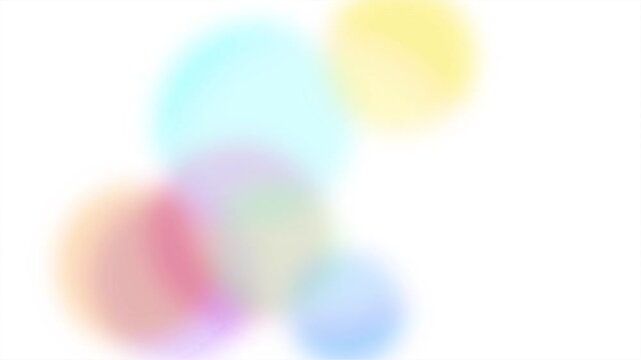 vibrant colorful bokeh light circles abstract background