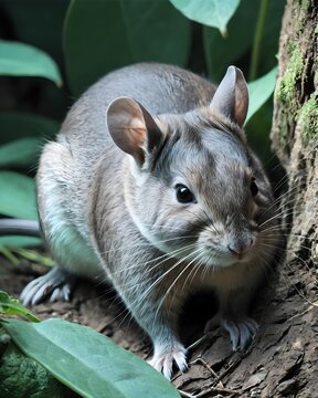 A viscacha rat  genetic hybrid experiment  fantasy animal, fictional species in a phantom echo valley