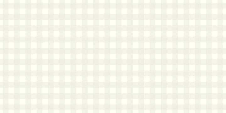 Light cream gingham seamless pattern vector beige checkered plaid background for picnic tablecloth