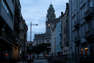 Naklejka premium Porto at Twilight