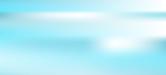 Obraz premium Abstract Soft Blue Gradient Background with Blurred Horizontal Light Streaks