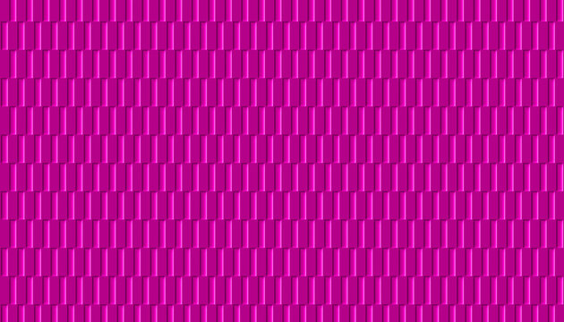 Pink square brick grid embossed surface textured wall decoration background