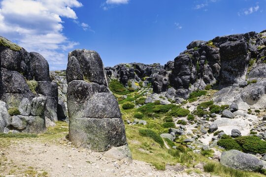 Rock formation, Geosite Covao do Boi, Serra da Estrela, Portugal