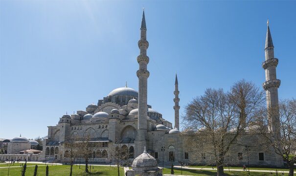 S&uuml;leymaniye Mosque, European side, Istanbul, Turkey