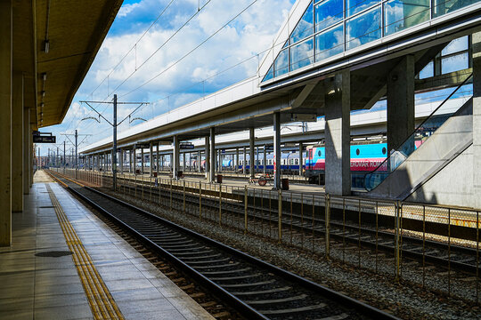 Old train station of Arad, Romania, Europe