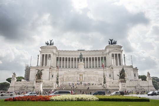 National Monument to Victor Emmanuel II, Vittorio Emanuele Monument, Capitol, Rome, Lazio, Italy