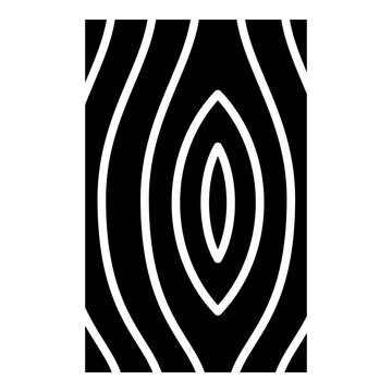 Wood pattern, wood plank top view glyph solid icon