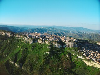 Obraz premium The medieval town of Gerace in Calabria, Italy