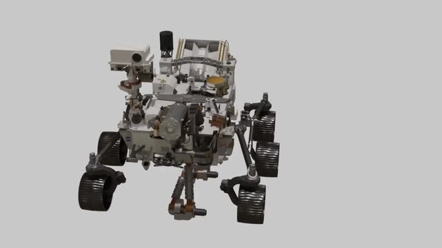 Perseverance Rover 3D animation