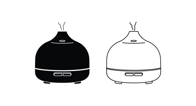 Aromatherapy diffuser solid and line style