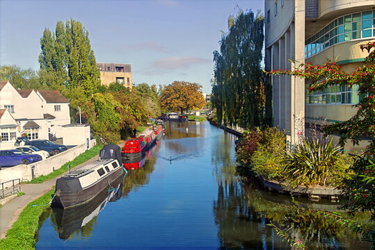The Grand Union Canal, Uxbridge, London, England