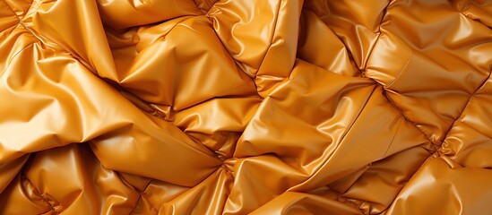 Naklejka premium Luxury gold leather upholstery background.