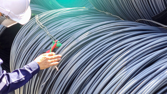 Wire rod coil surface inspection, High quality wire material for construction and manufacturing