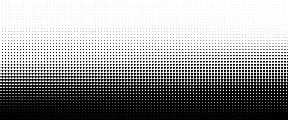 Grunge halftone gradient background. Faded grit noise texture. White and black sand wallpaper. Retro pixelated backdrop. Anime or manga style comic overlay. Vector graphic design textured template © sholeh