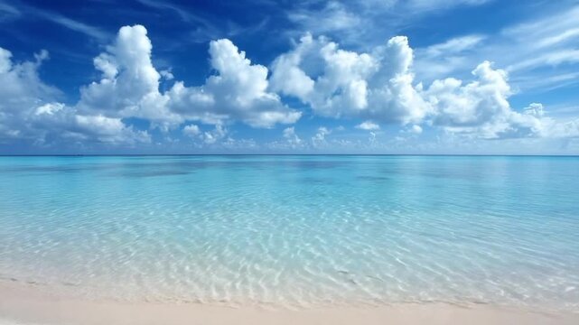 Beautiful tropical ocean beach wave
