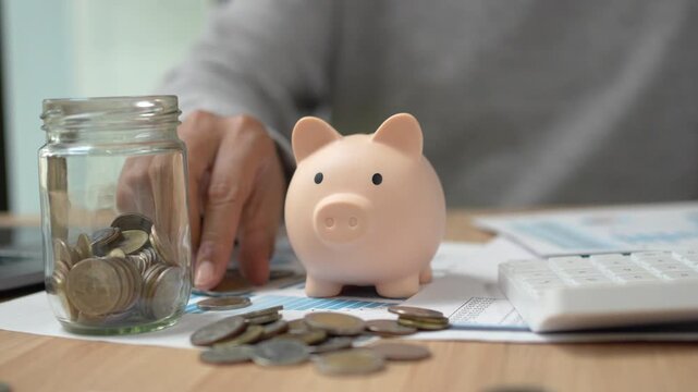 Real estate property investment and home ownership, a person holding a house key.