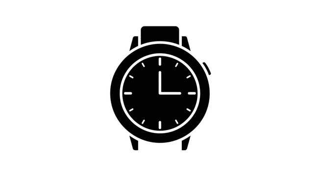 Wristwatch showing the time represents a classic accessory for time management and professional punctuality.