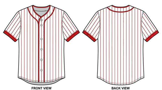 Baseball Jersey Uniform Shirt.
