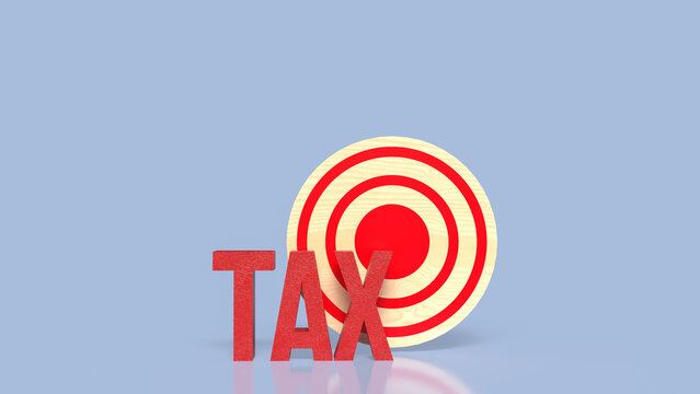 Targeted Tax Planning Strategy 3d render.