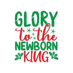 Fototapeta premium Glory to the newborn king