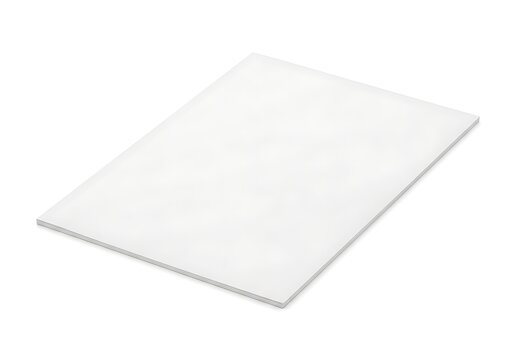 Isolated empty white corrugated plastic sign board, blank yard signage template for messaging, marketing, advertising, announcement