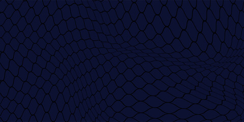 black Abstract net background blue for sports, Mesh texture for fishing nets. Seamless pattern for sportswear or soccer goal, volleyball net modern © Muhammad