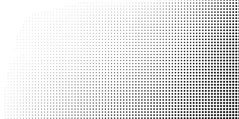 Modern dotted halftone gradient texture. Vanishing polka dot background. Repeating dots gradation pattern background abstract © Grunge
