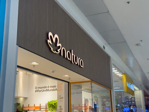 BELO HORIZONTE, MG, BRAZIL, MAY, 10, 2026 A Natura storefront with a modern design and a prominent logo