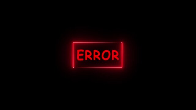 Computer code programming hacking digital glitch overlay effect on black background. Neon frame with warning message hacked alert concept and danger effect.