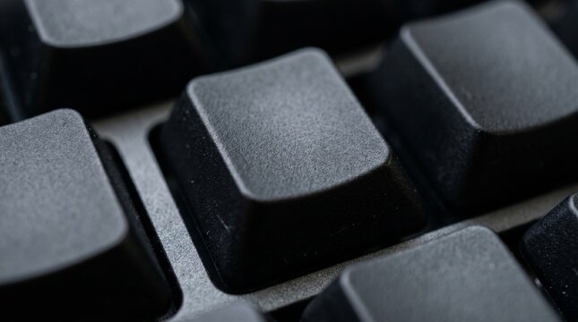 Close-up View of Computer Keyboard Keys