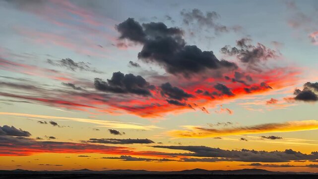 Gorgeous sunset sky scenery Gorgeous sunset sky