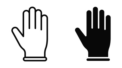 Fototapeta premium Hand showing number five sign with fingers raised