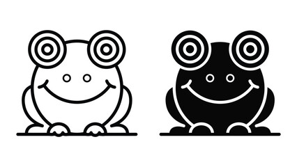 Cute cartoon panda bear waving and smiling © Kamal